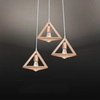 Lampa wisząca potrójna Wooden III nowoczesny design lampy do salonu drewniana konstrukcja nada elegancji każdemu wnętrzu