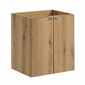 Szafka pod umywalkę Nova 50 cm dąb coast evoke nowoczesny design szafka odporna na działanie wilgoci metalowe uchwyty krawędziowe