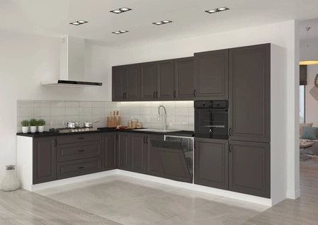 Szafka kuchenna narożna wisząca Silver 60x60 GN-108 2F szafka odporna na parę wodną wysoką temperaturę i rozlaną ciecz