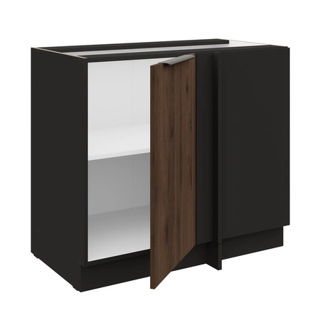 Szafka kuchenna narożna dostawiana Brianza 105 ND 1F BB prawa metalowy uchwyt krawędziowy szafka odporna na działanie wilgoci i uszkodzenia