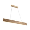 Lampa wisząca Wooden II 90 cm 10W 3000K stylowa i elegancka lampa nad stół z wbudowanymi ledami wykończenie w kolorze drewna