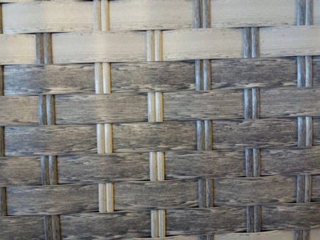 Stół ogrodowy Moderno 120 cm jasny szary stylowy design okrągły stół ogrodowy szklany blat wykonanie z wytrzymałego technorattanu