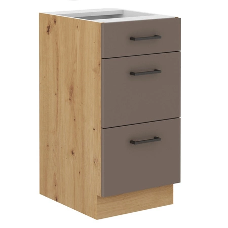 Zestaw mebli kuchennych Rimini 260 cm niepowtarzalny styl szafek dopasuje się do kuchni w każdym stylu