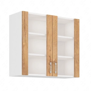 Szafka kuchenna wisząca z witryną Lento 80 GS-72 2F szafka odporna na parę wodną wysoką temperaturę i rozlaną ciecz