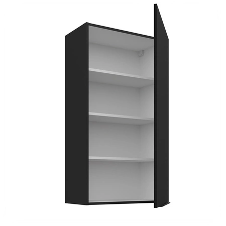 Szafka kuchenna wisząca Black 60 G-108 1F metalowy uchwyt krawędziowy szafka odporna na działanie wilgoci i uszkodzenia