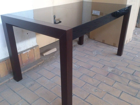 Stół rozkładany VETRO 90x173 + 60cm (jesion czekoladowy)