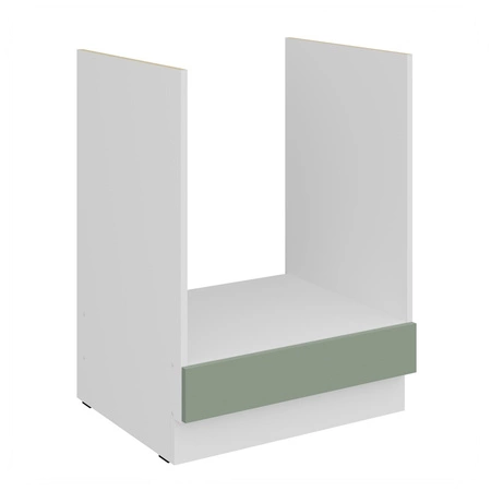 Zestaw mebli kuchennych narożny Treviso Wh 290x230 cm stylowe szafki kuchenne z frontami wykonanymi w technologii anti fingerprint