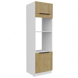 Słupek kuchenny Cremona 60 DPM-210 2F szafka do zabudowy mikrofali i piekarnika odporna na parę wodną i wysoką temperaturę