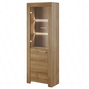 Witryna Neba 70 cm dąb riviera wysoka jakość oryginalna kolorystyka świetna propozycja do salonu lub pokoju dziennego