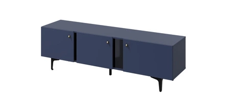 Zestaw mebli Colours granatowy oryginalny i niepowtarzalny design meblościanki modna kolorystyka frezowana krawędź wybranych frontów