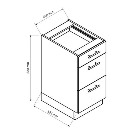 Zestaw mebli kuchennych Zova 240 cm biały meble do kuchni odporne na wilgoć parę wodną i uszkodzenia frezowane uchwyty
