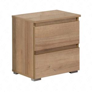 Szafka nocna z szufladami Simple dąb riviera funkcjonalny mebel do sypialni lub pokoju młodzieżowego