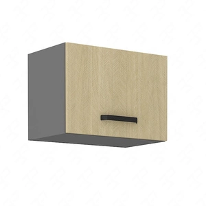 Szafka okapowa Chevron 50 GU-36 1F front z ozdobnym dekorem jodełki szafka odporna na działanie wilgoci i uszkodzenia