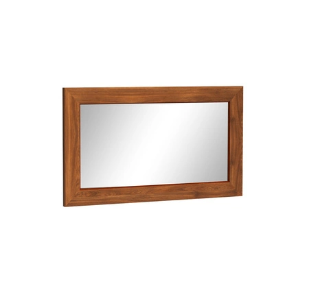 Lustro wiszące Tade 120x70 cm dąb stuletni prostokątne lustro w ramie idealny dodatek do przedpokoju sypialni lub garderoby