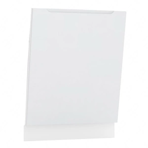 Front do zmywarki Zova FZ 45 P.U 596x713 jasny szary / biały odporny na parę wodną wysoką temperaturę i rozlaną ciecz frezowany uchwyt