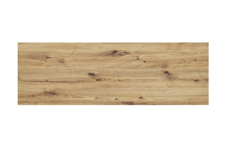Blat do szafki łazienkowej Bella 140 cm dąb artisan wykonany z trwałych materiałów zapewnia solidność i długotrwałe użytkowanie