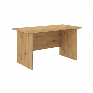 Biurko Makana dąb artisan zapewnia dużo miejsca do pracy i ogrom miejsca na potrzebne rzeczy z blatem 28mm