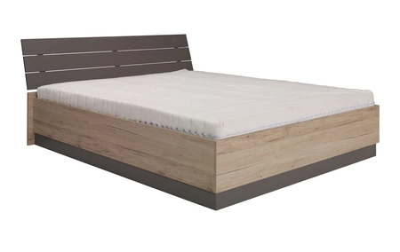 Zestaw mebli do sypialni Dione san remo jasny / popiel nowoczesny komplet mebli idealnie sprawdzi się w nowoczesnych i modernistycznych wnętrzach