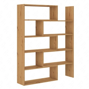 Regał Carl dąb artisan idealny regał do biura gabinetu lub pokoju nastolatka z możliwością rozsunięcia