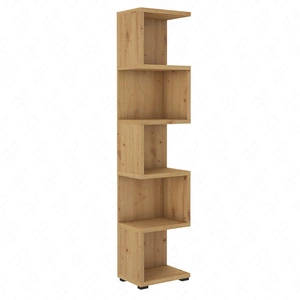 Regał Even 42 cm dąb artisan idealny regał do biura gabinetu lub pokoju nastolatka