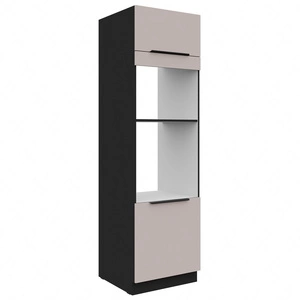 Słupek kuchenny Tarraco 60 DPM-210 2F szafka do zabudowy mikrofali i piekarnika odporna na parę wodną wysoką temperaturę i rozlane ciecze