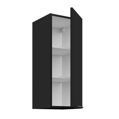 Szafka kuchenna wisząca Black 30 G-72 1F metalowy uchwyt krawędziowy szafka odporna na działanie wilgoci i uszkodzenia