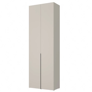 Szafa Slim 80 cm beżowa funkcjonalna i stylowa szafa do salonu sypialni lub przedpokoju idealna do niewielkich przestrzeni