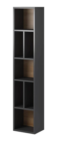 Regał wiszący Toledo 32 cm antracyt / dąb grandson wysoka jakość obrzeża półki wykończone specjalną okleiną