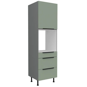 Słupek kuchenny Treviso Ant 60 DPS-215 3S 1F szafka z szufladami do zabudowy piekarnika fronty wykonane w technologii anti fingerprint