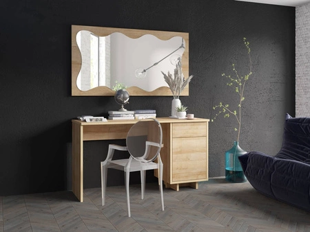 Lustro Noma 75x138 cm dąb riviera nowoczesne i funkcjonalne lustro dekoracyjne dodatek do przedpokoju lub garderoby prostokątne lustro