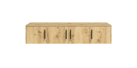 Nadstawka do szafy Maxione 198 cm dąb artisan funkcjonalna szafka powiększy miejsce do przechowywania ubrań obuwia i dodatków