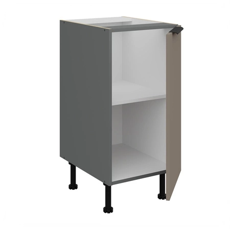 Szafka kuchenna stojąca z półką Fiuggi Ant 40 D 1F BB szafka odporna na uszkodzenia wykończenie frontów w technologii anti fingerprint