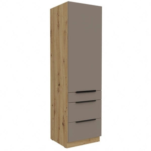 Słupek kuchenny Fiuggi Ar 60 DKS-210 3S 1F szafka kuchenna odporna na uszkodzenia wykończenie frontów w technologii anti fingerprint