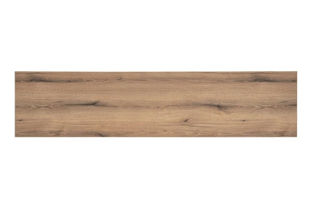 Blat do szafki łazienkowej Iconic / Fiji 180 cm dąb coast evoke wykonany z wytrzymałej płyty laminowanej zapewnia długotrwałe użytkowanie