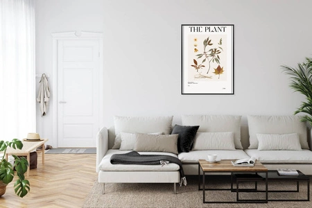 Plakat atlas jesiennych liści 70x100 plakat w ramie precyzyjny wydruk ze stylową grafiką doskonała dekoracja do salonu lub sypialni