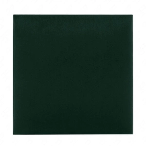 Panel tapicerowany Quadra 40x40 cm butelkowa zieleń stylowy panel ścienny kwadrat welurowa tkanina modne wykończenie każdej aranżacji