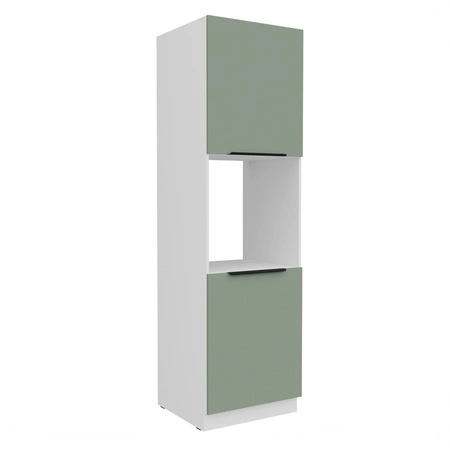 Słupek kuchenny Treviso Wh 60 DP-210 2F szafka do zabudowy piekarnika fronty wykonane w innowacyjnej technologii anti fingerprint