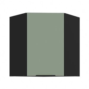 Szafka kuchenna narożna wisząca Treviso Bl 60x60 GN-72 1F odporna na uszkodzenia wykończenie frontów w technologii anti fingerprint