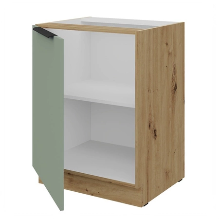 Szafka kuchenna stojąca z półką Treviso Ar 60 D 1F BB szafka odporna na uszkodzenia wykończenie frontów w technologii anti fingerprint