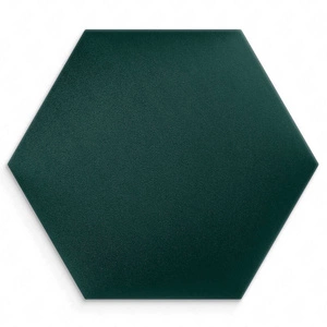 Panel tapicerowany Heksagon 40x35 cm turkusowy stylowy panel ścienny welurowa tkanina modna dekoracja każdego wnętrza