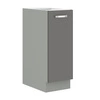 Szafka kuchenna stojąca Grey 30 D CARGO BB szafka odporna na parę wodną wysoką temperaturę i rozlaną ciecz