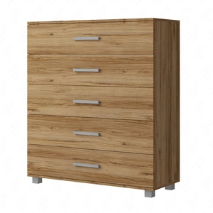 Komoda z szufladami Maximus 100 cm dąb catania modernistyczny design komody szuflady na prowadnicach rolkowych