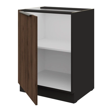 Szafka kuchenna stojąca z półką Brianza 60 D 1F BB metalowy uchwyt krawędziowy szafka odporna na działanie wilgoci i uszkodzenia