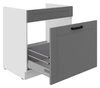 Szafka kuchenna pod zlewozmywak z szufladą Avola 80 ZL 1S BB szafka odporna na parę wodną rozlaną ciecz i wysoką temperaturę