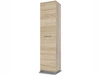 Regał z drzwiami Maximus 50 cm dąb sonoma jasny nowoczesny design mebla wysoka jakość wykonania obrzeża regału wykończone specjalną okleiną