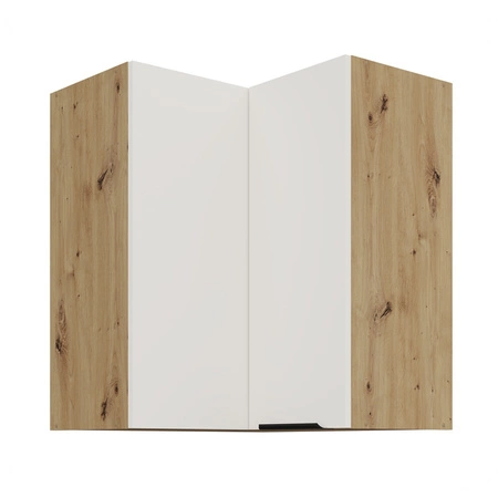 Szafka kuchenna narożna wisząca Corato Ar 60x60 GN-72 2F odporna na uszkodzenia wykończenie frontów w technologii anti fingerprint