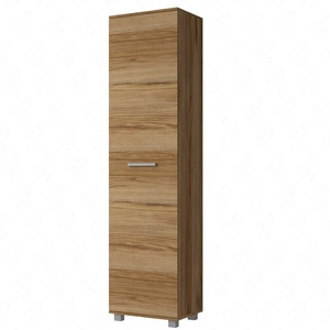 Regał z drzwiami Maximus 50 cm dąb catania nowoczesny design mebla wysoka jakość wykonania obrzeża regału wykończone specjalną okleiną