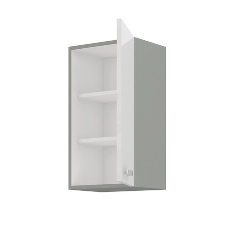 Zestaw mebli kuchennych narożny Bianka 260x270 cm fronty w połysku styl szafek dopasuje się do wnętrza każdej kuchni