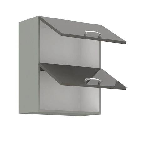 Szafka kuchenna wisząca Grey 60 GU-72 2F szafka odporna na parę wodną wysoką temperaturę i rozlaną ciecz