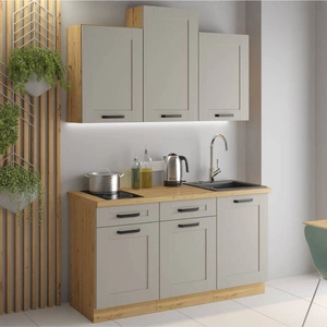 Zestaw mebli kuchennych Linosa 150 cm szafki doskonale prezentują się we wnętrzach klasycznych i nowoczesnych